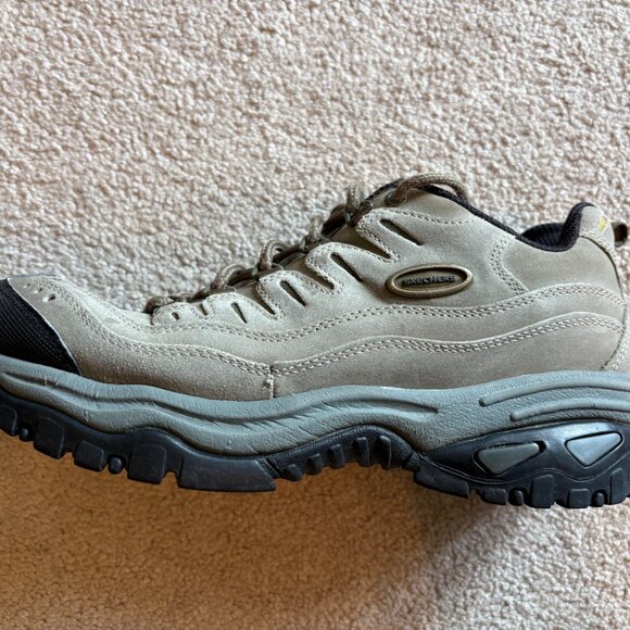 Skechers Sport Men's Hiking Shoes Size 9.5 Tan Leather 4984 - Picture 7 of 10